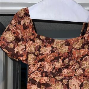 Altar'd State Chocolate Brown Mini Dress